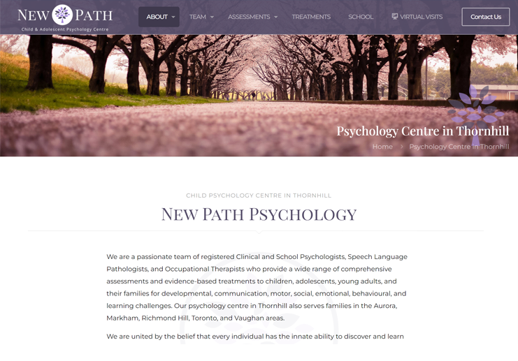 At Home Elder Care Web Design