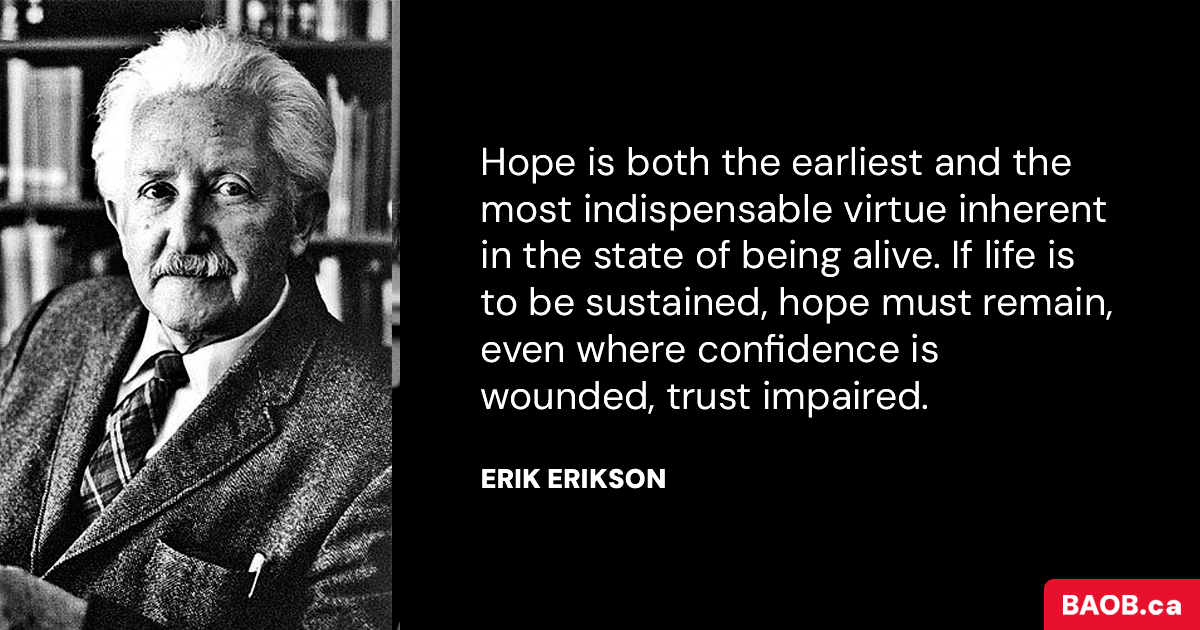 Erik Erikson's Quote