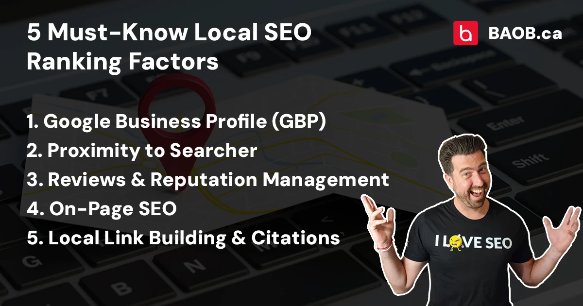 5 Must-Know Local SEO Ranking Factors