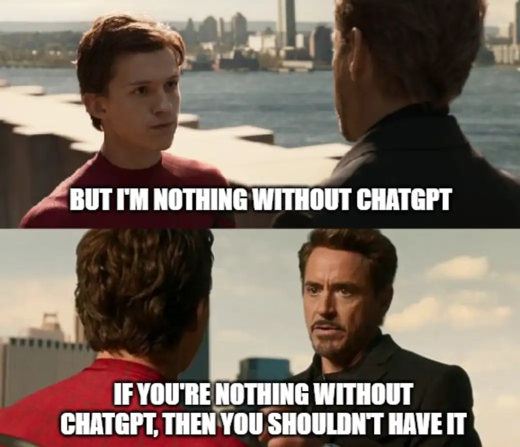 People vibe coding websites be like this meme